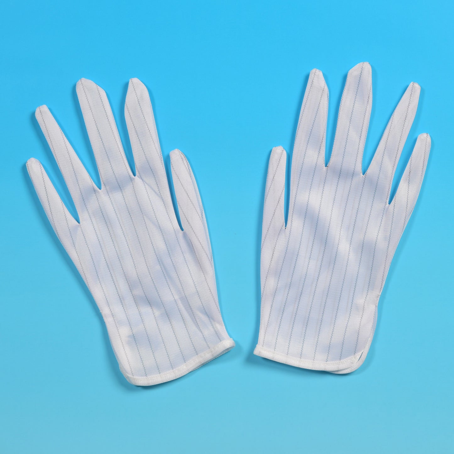 striped anti -static gloves, cleanroom gloves suitable for dustless rooms and electronic assembly 10 Pairs