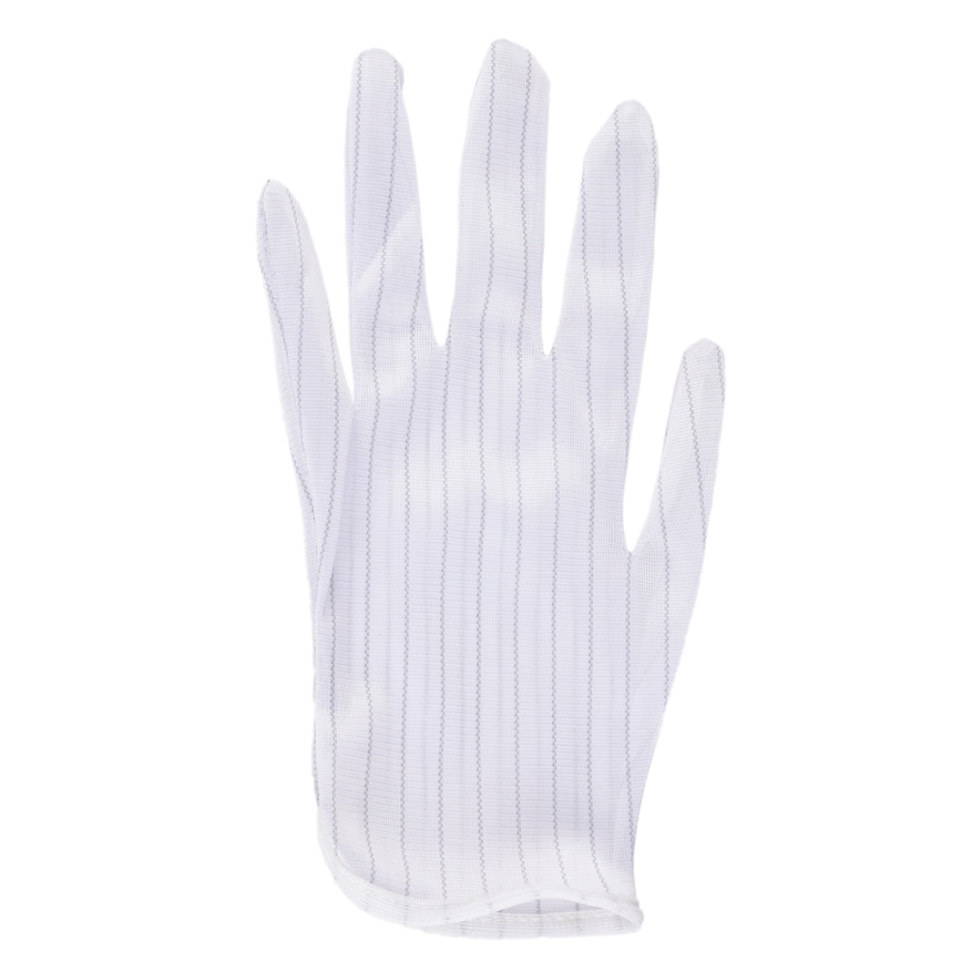 striped anti -static gloves, cleanroom gloves suitable for dustless rooms and electronic assembly 10 Pairs