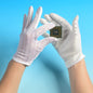 Dust free cloth electrostatic gloves